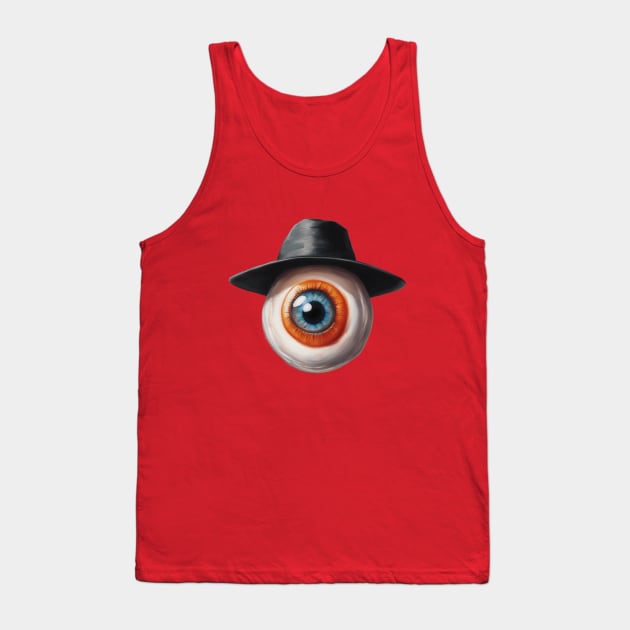 Eyeball with hat Tank Top by CS77